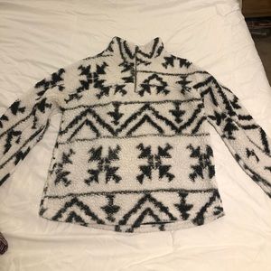 Warm & cozy half zip jacket